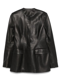 Toteme Women's Leather Jacket Black