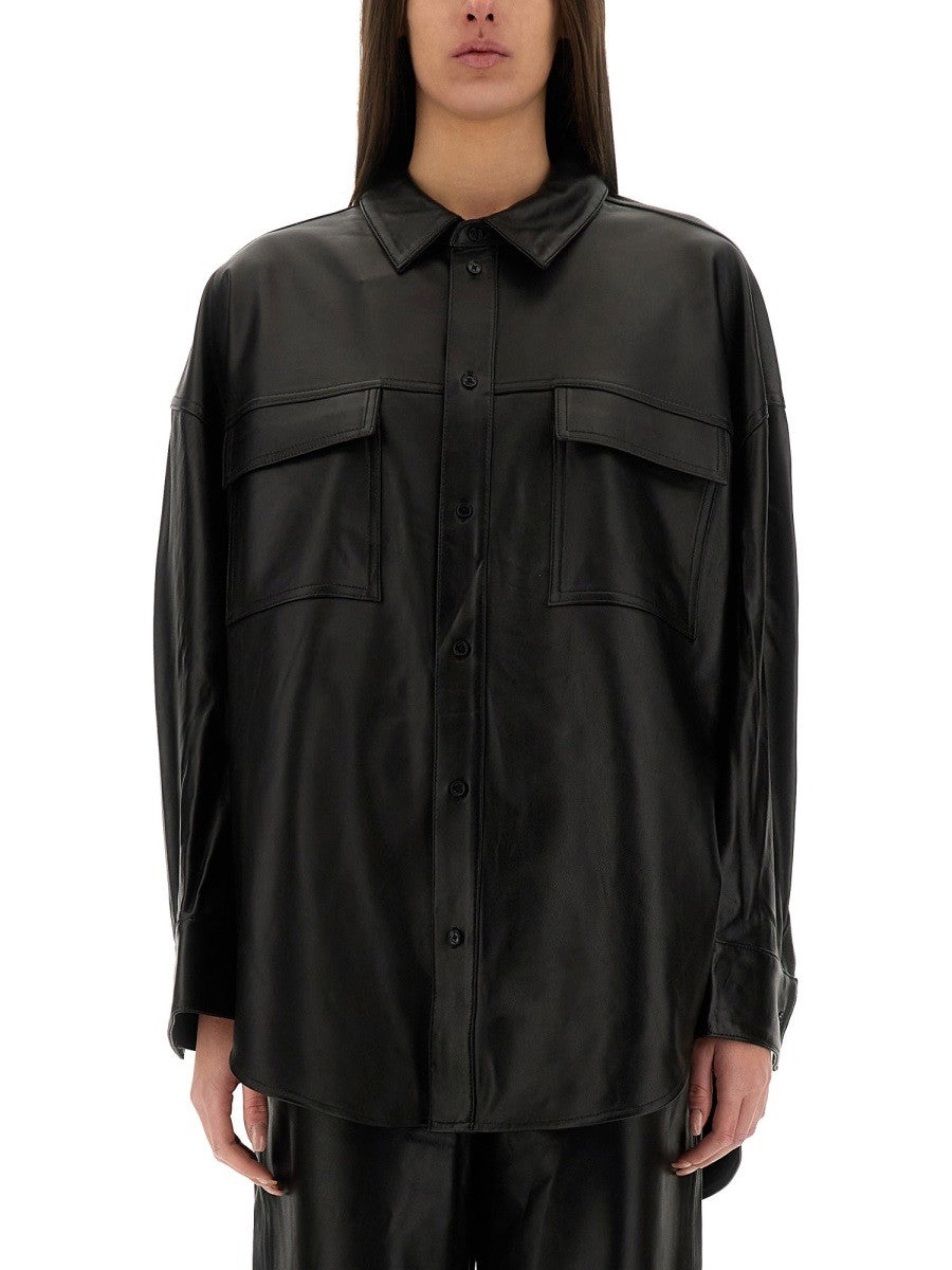 Michael Kors Women's Leather Jacket Black
