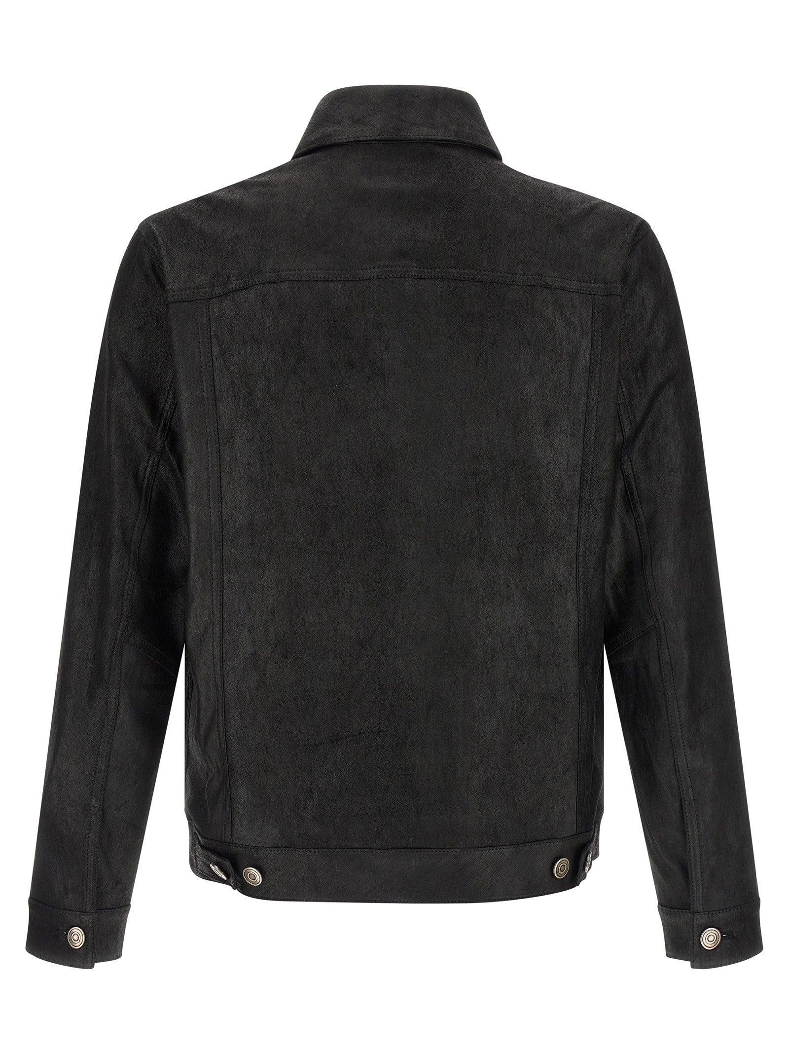 Giorgio Brato Leather Jacket Black