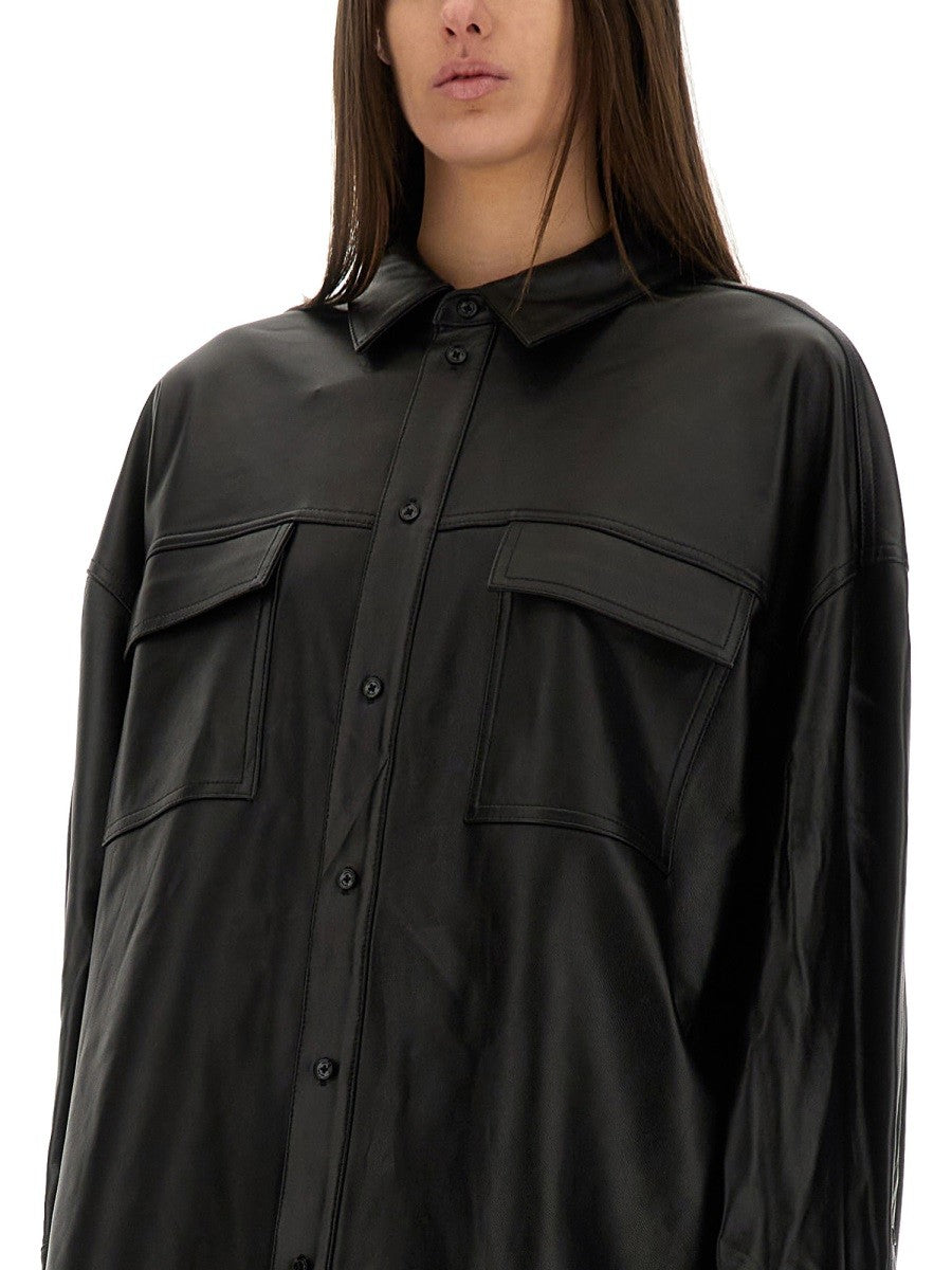 Michael Kors Women's Leather Jacket Black