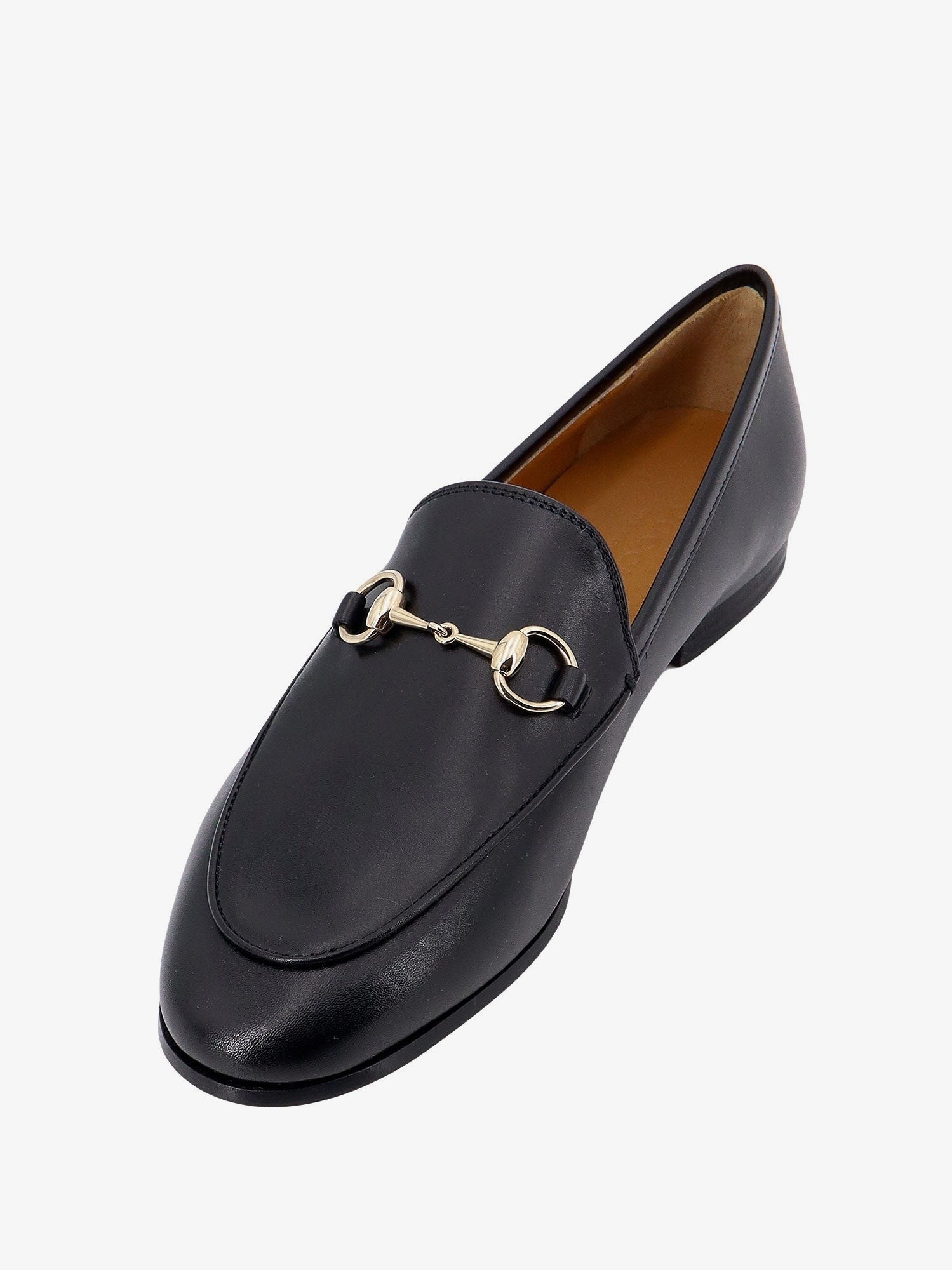 Gucci Women's Leather Jordaan Loafers Black