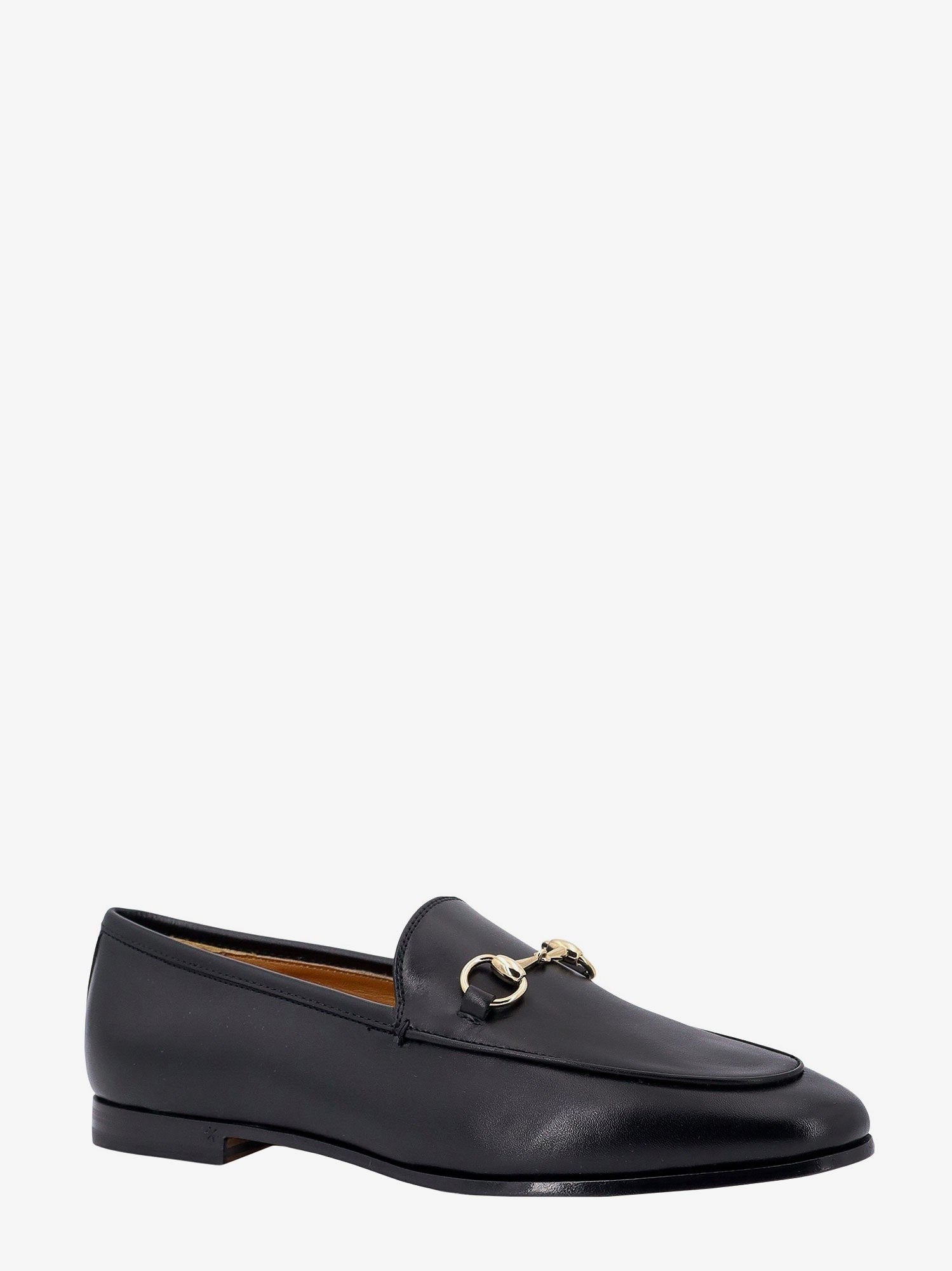 Gucci Women's Leather Jordaan Loafers Black