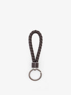 Bottega Veneta Men's Leather Keychain Brown, view 2