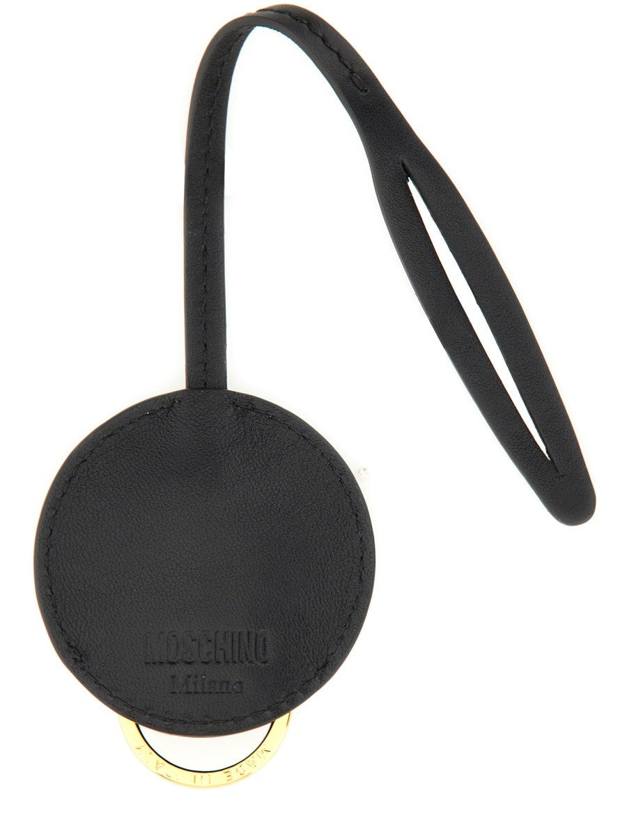 Moschino Women's Leather Keychain Multicolor