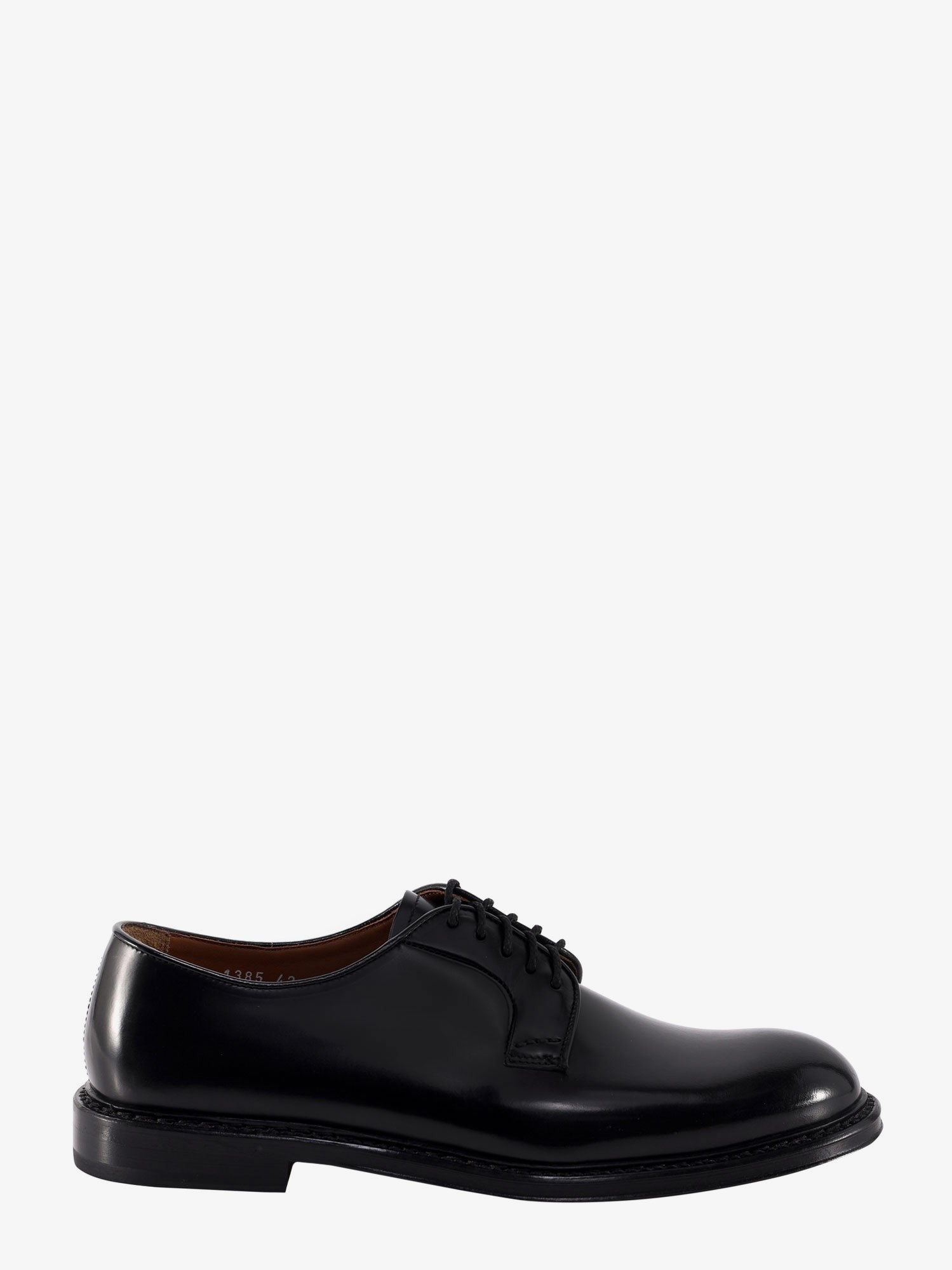 Doucal's Men's Leather Lace Black