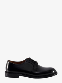 Doucal's Men's Leather Lace Black