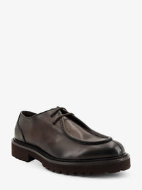 Doucal's Men's Leather Lace Gold