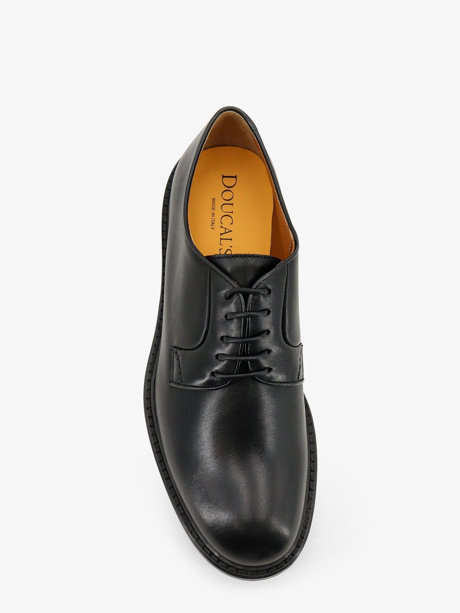 Doucal's Men's Leather Lace Black