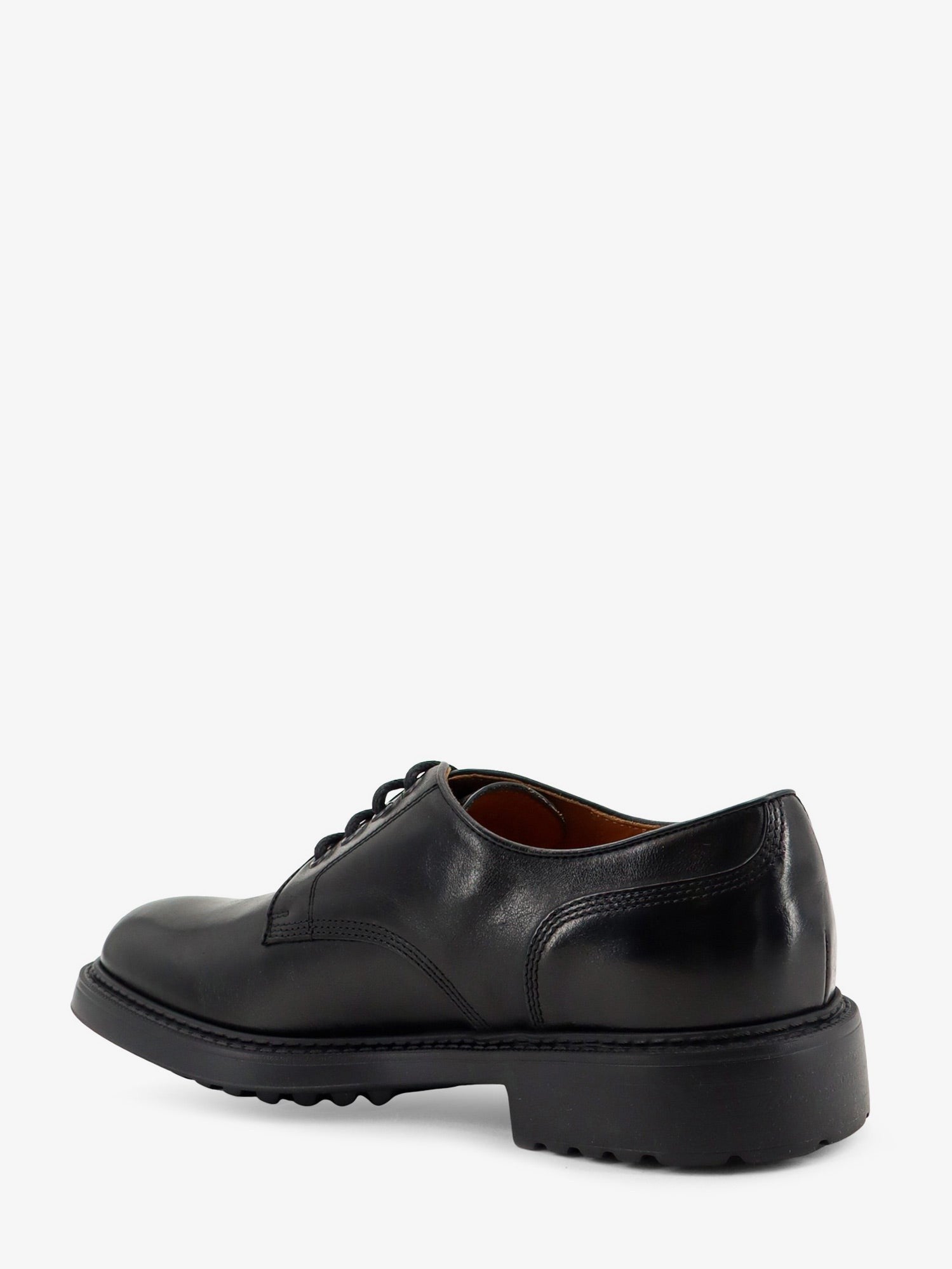 Doucal's Men's Leather Lace Black