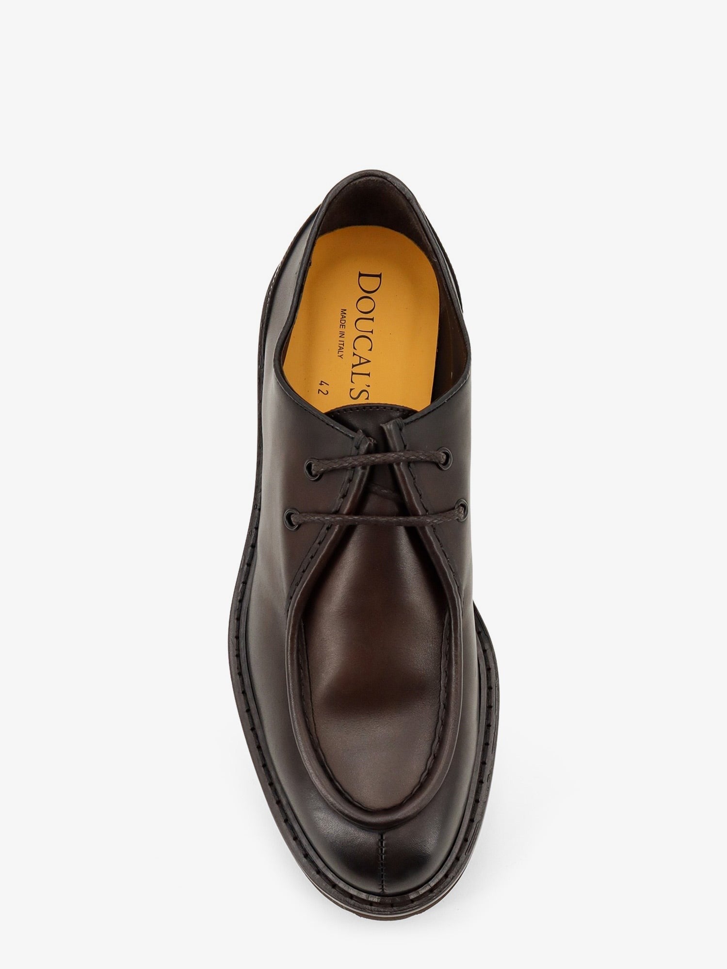Doucal's Men's Leather Lace Gold