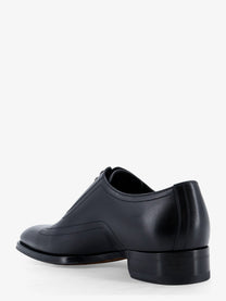 Gucci Men's Leather Lace Black, view 4
