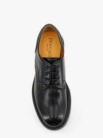 Doucal's Men's Leather Lace Black