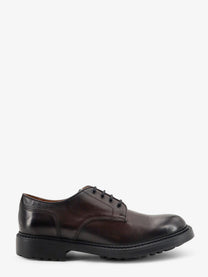 Doucal's Men's Leather Lace Red