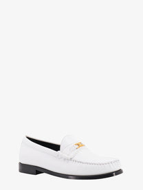 Celine Men's Triomphe Leather Loafers Black Celine