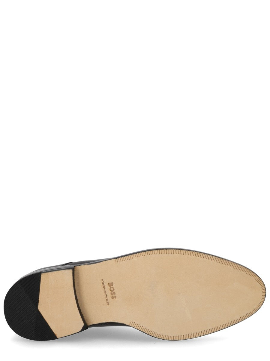 BOSS Men's Leather Loafer Black