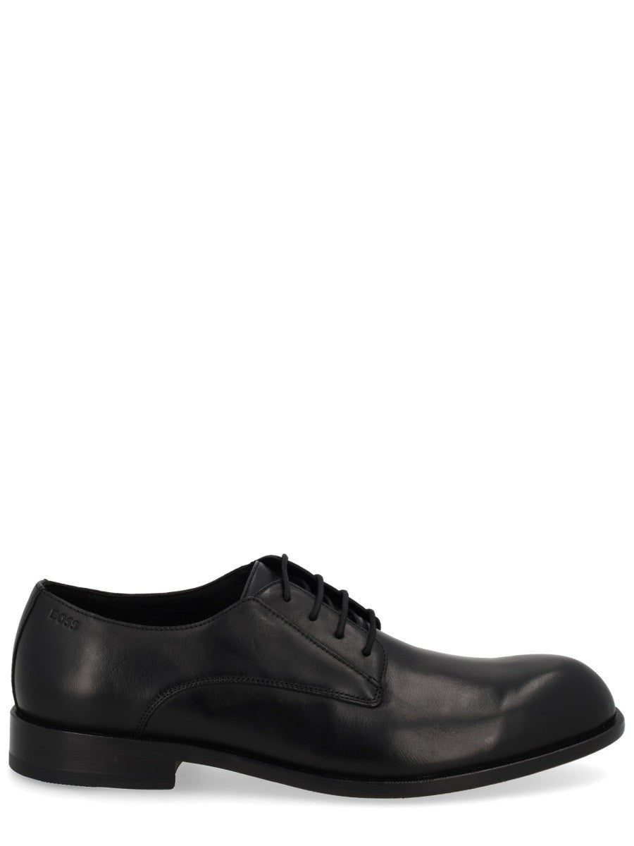BOSS Men's Leather Loafer Black