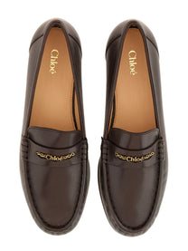Chloé Women's Leather Loafer Brown
