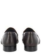 Dries Van Noten Women's Leather Loafer Brown, view 4