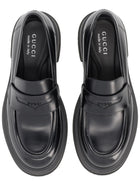Gucci Men's Leather Loafer Black, view 5