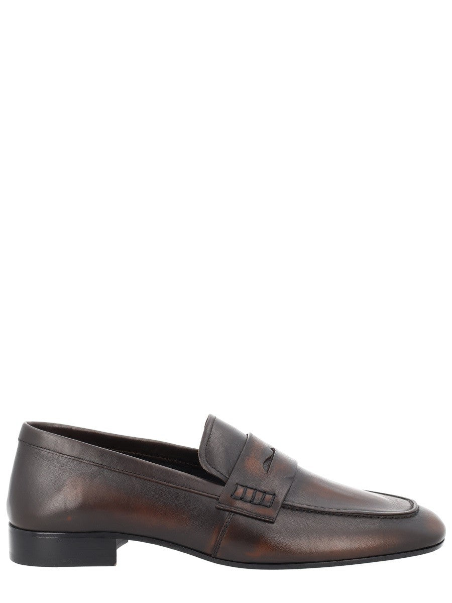 Dries Van Noten Women's Leather Loafer Brown