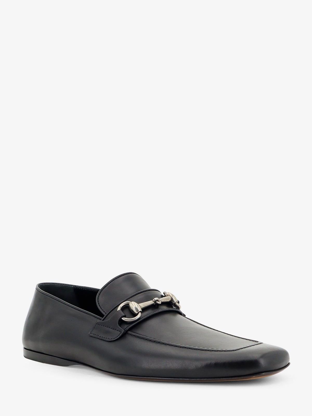 Gucci Men's Leather Loafers Black, view 2