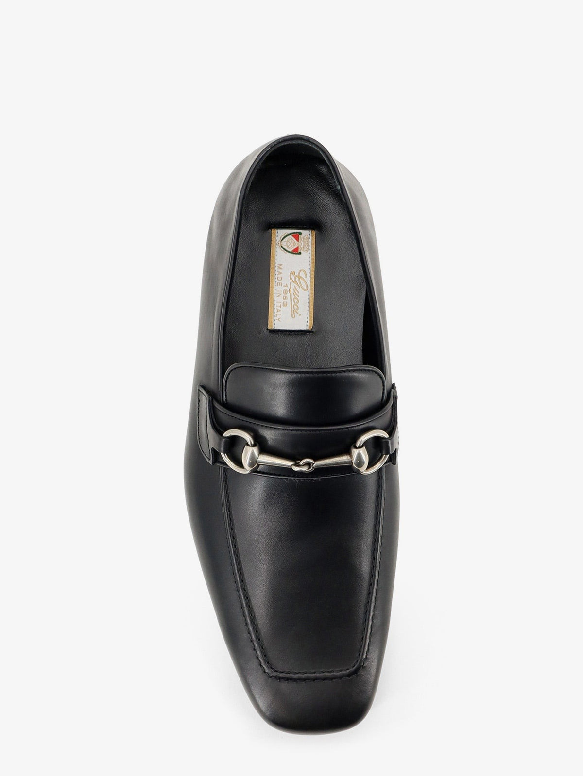 Gucci Men's Leather Loafers Black, view 5