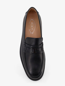 Tod's Men's Leather Loafers Black