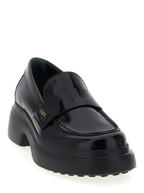 Tod's Leather Loafers Black