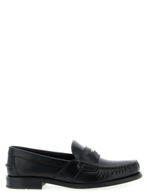 PRADA Leather Loafers Black