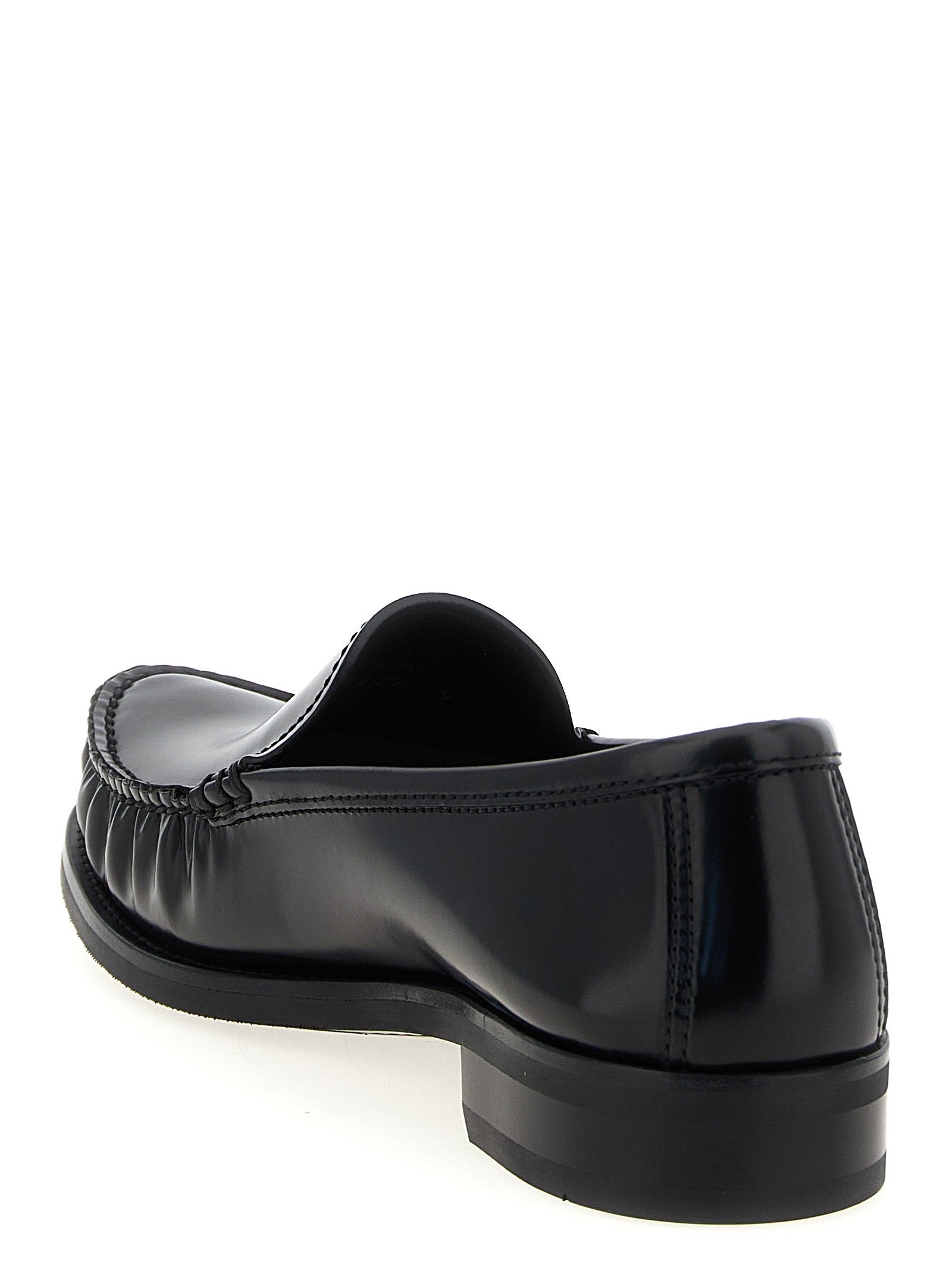 Prada Leather Loafers Black