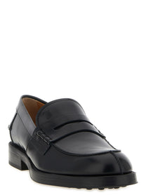 Tod's Leather Loafers Black