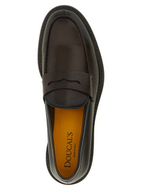 Doucal's Leather Loafers Brown