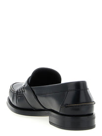 PRADA Leather Loafers Black
