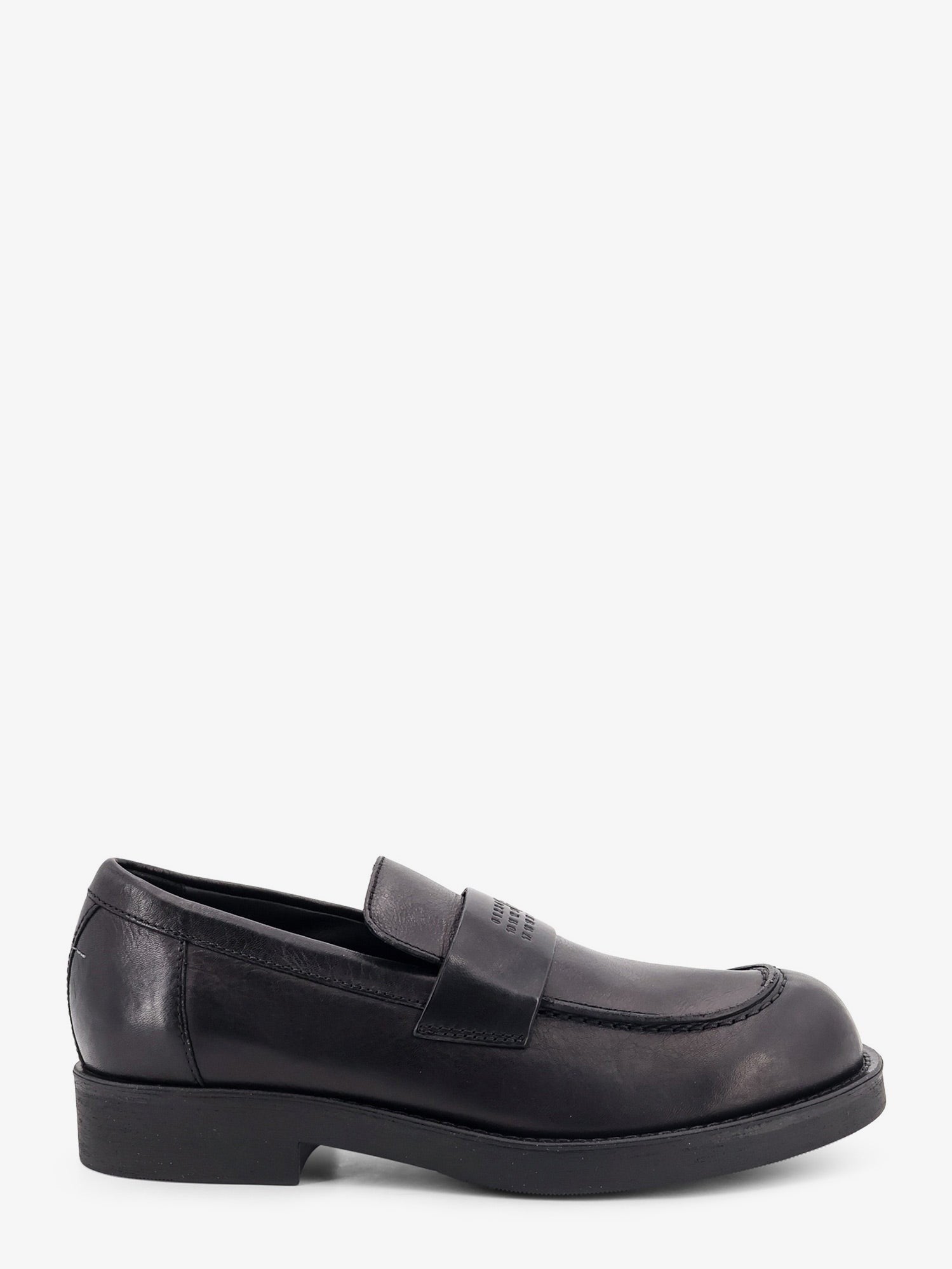 MM6 Maison Margiela Men's Leather Loafers Black