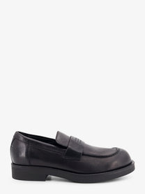 MM6 Maison Margiela Men's Leather Loafers Black