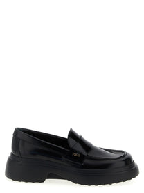 Tod's Leather Loafers Black