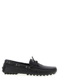 PRADA Leather Loafers Black
