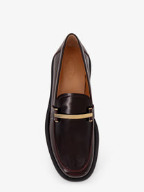 Tod's Women's Leather Loafers Red