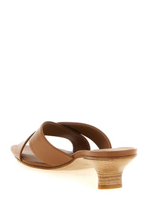Vicini Leather Mules Brown