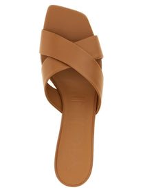 Vicini Leather Mules Brown