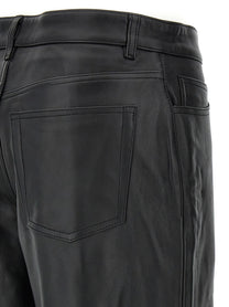 Toteme Leather Pants Black