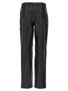 Toteme Leather Pants Black, view 2
