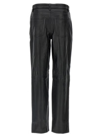 Toteme Leather Pants Black