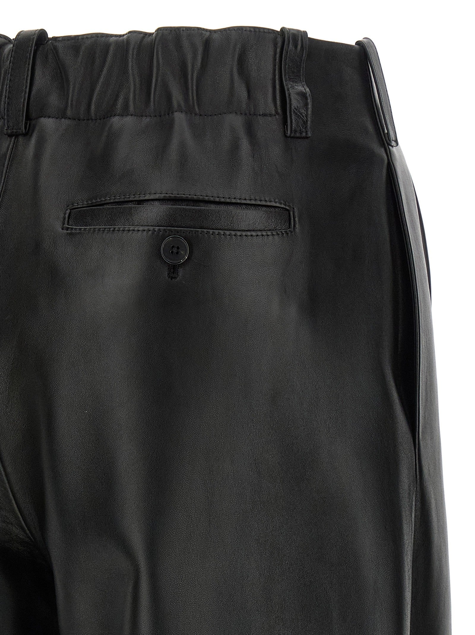 Givenchy Leather Pants Black