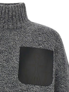 JW Anderson Leather Patch Pocket Sweater Grey, view 3