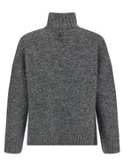 JW Anderson Leather Patch Pocket Sweater Grey, view 2