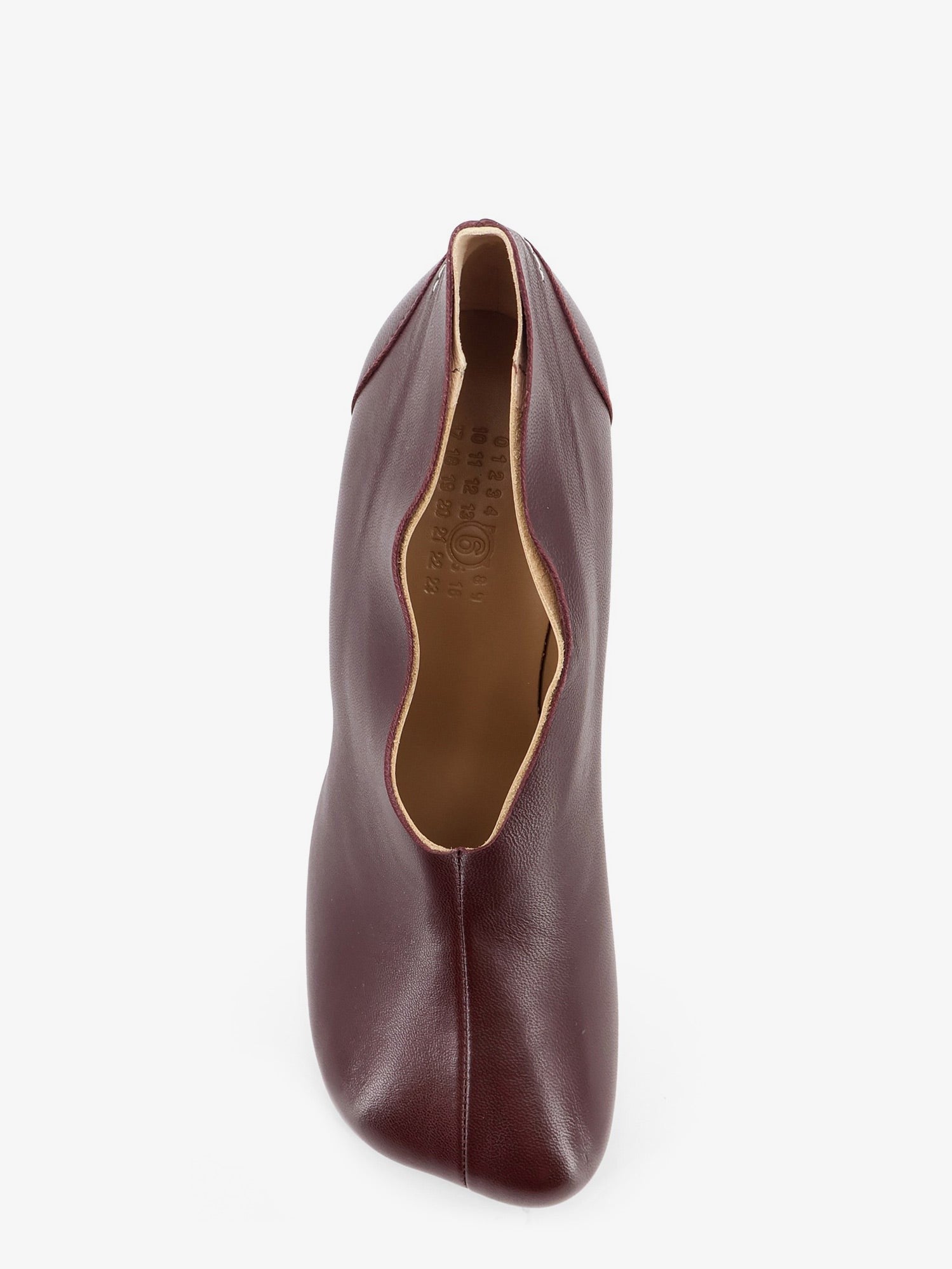 MM6 Maison Margiela Women's Leather Pump Red