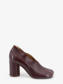 MM6 Maison Margiela Women's Leather Pump Red