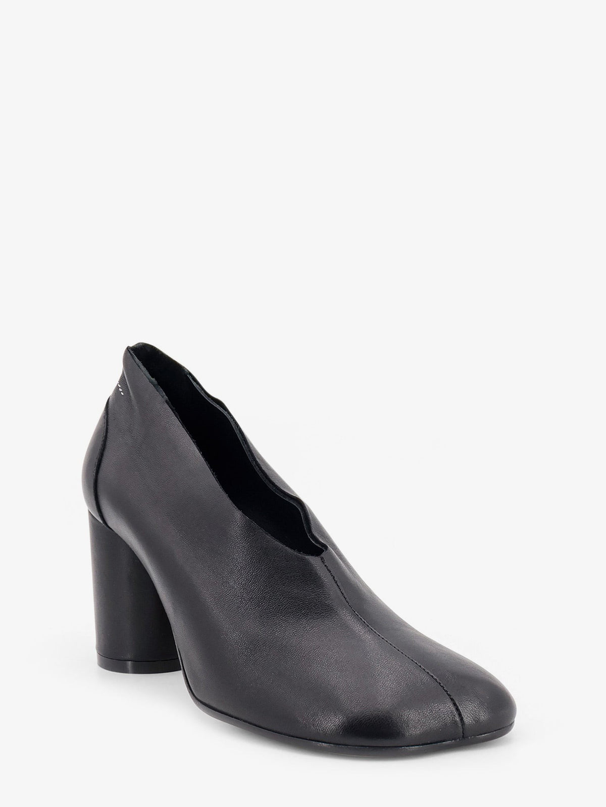 MM6 Maison Margiela Women's Leather Pumps Black, view 2