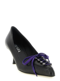 PRADA Leather Pumps Black